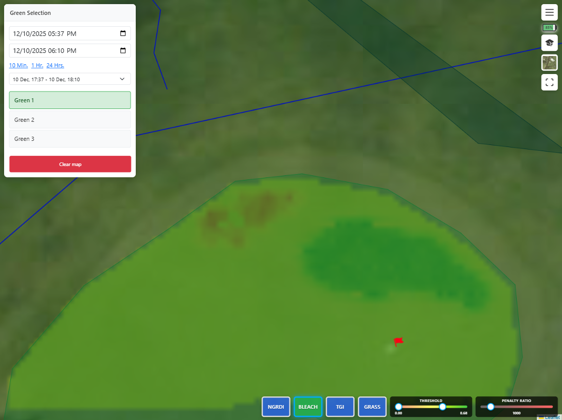 Green health heatmap